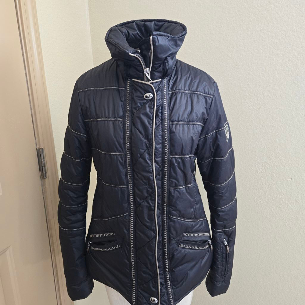 Women's EMMEGI Black Puffer Jacket Size US 8